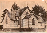 Historical photo of St John the Baptist, Northcote church building